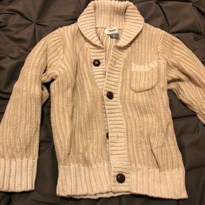 Barely Worn!! Beige Cardigan Sz 4